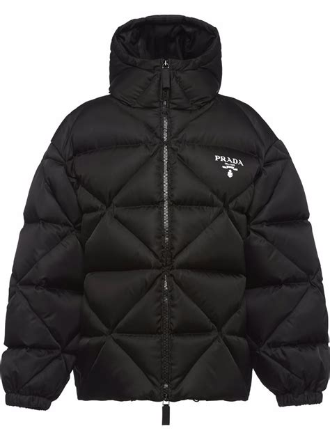 prada nylon lightweight jacket green|prada re nylon down jacket.